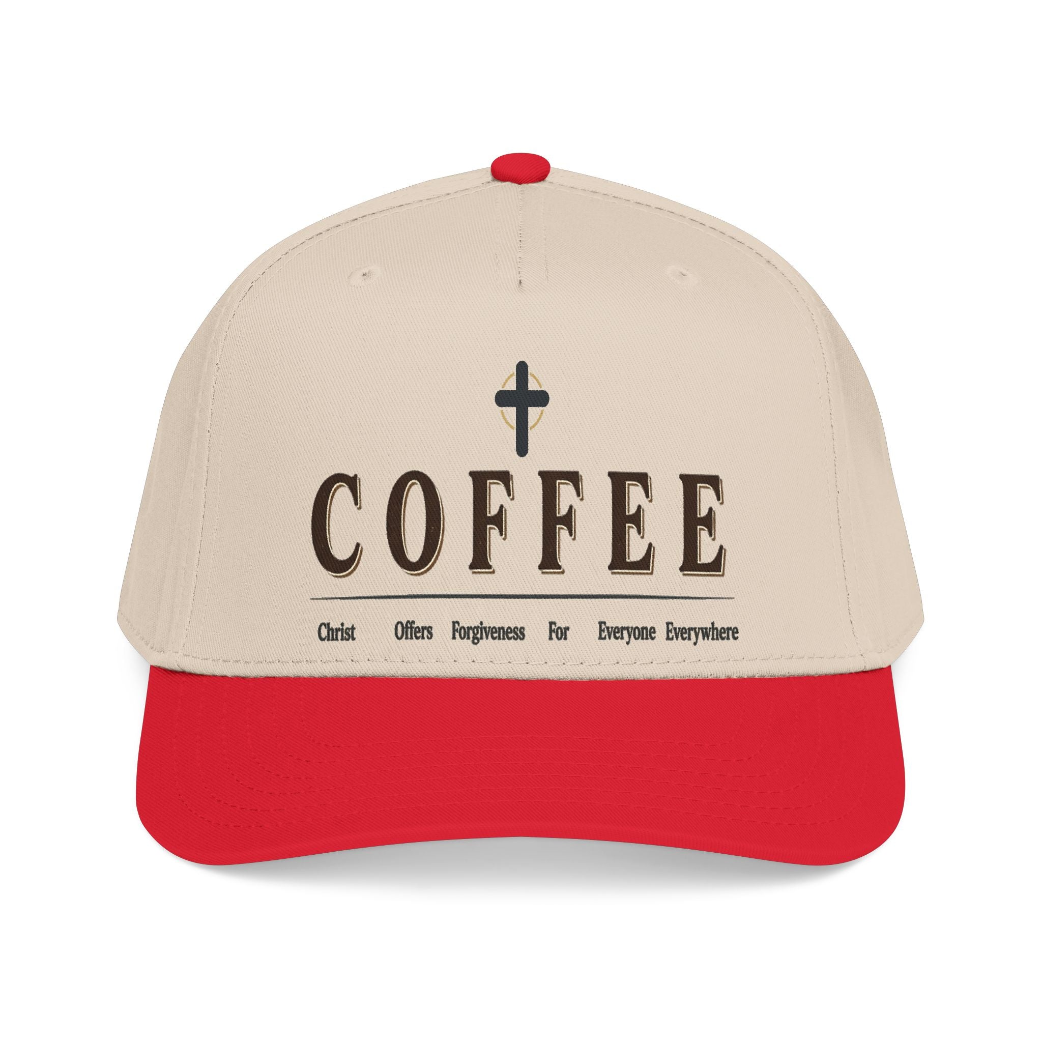 Coffee Faith Baseball Cap — Christian Coffee Lover Hat