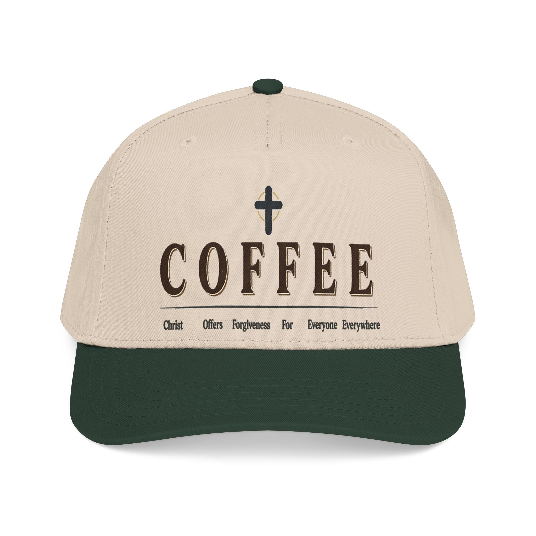 Coffee Faith Baseball Cap — Christian Coffee Lover Hat