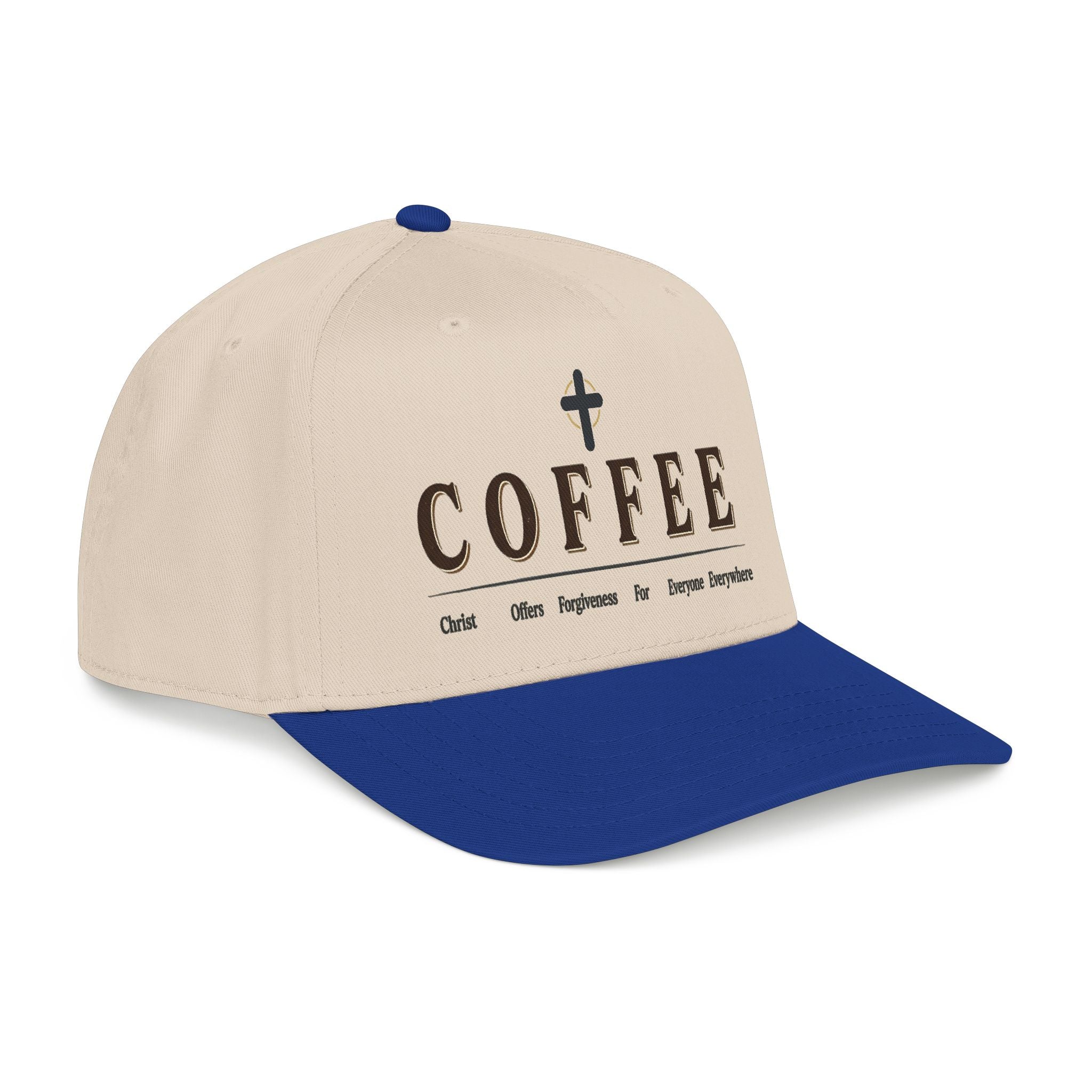Coffee Faith Baseball Cap — Christian Coffee Lover Hat