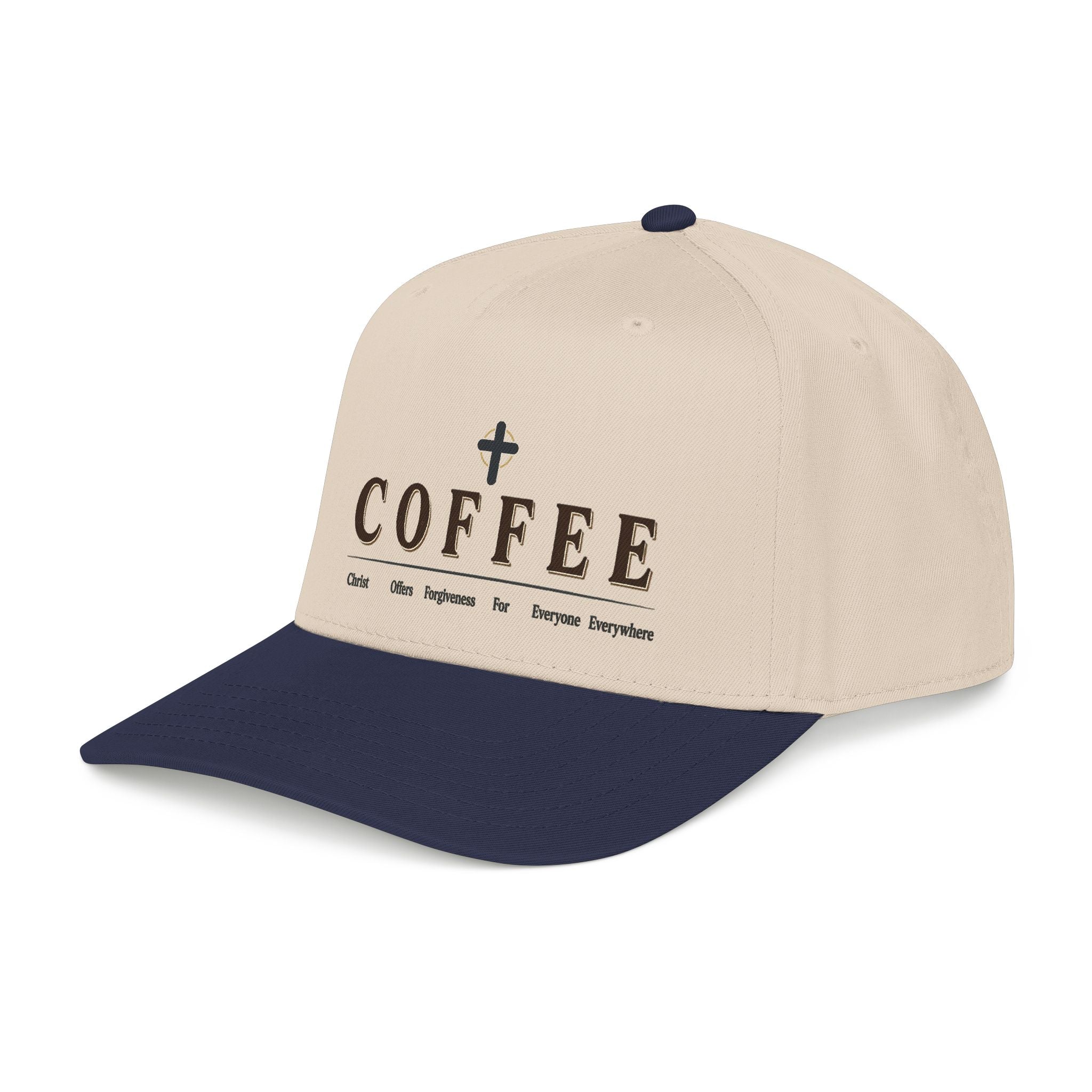Coffee Faith Baseball Cap — Christian Coffee Lover Hat
