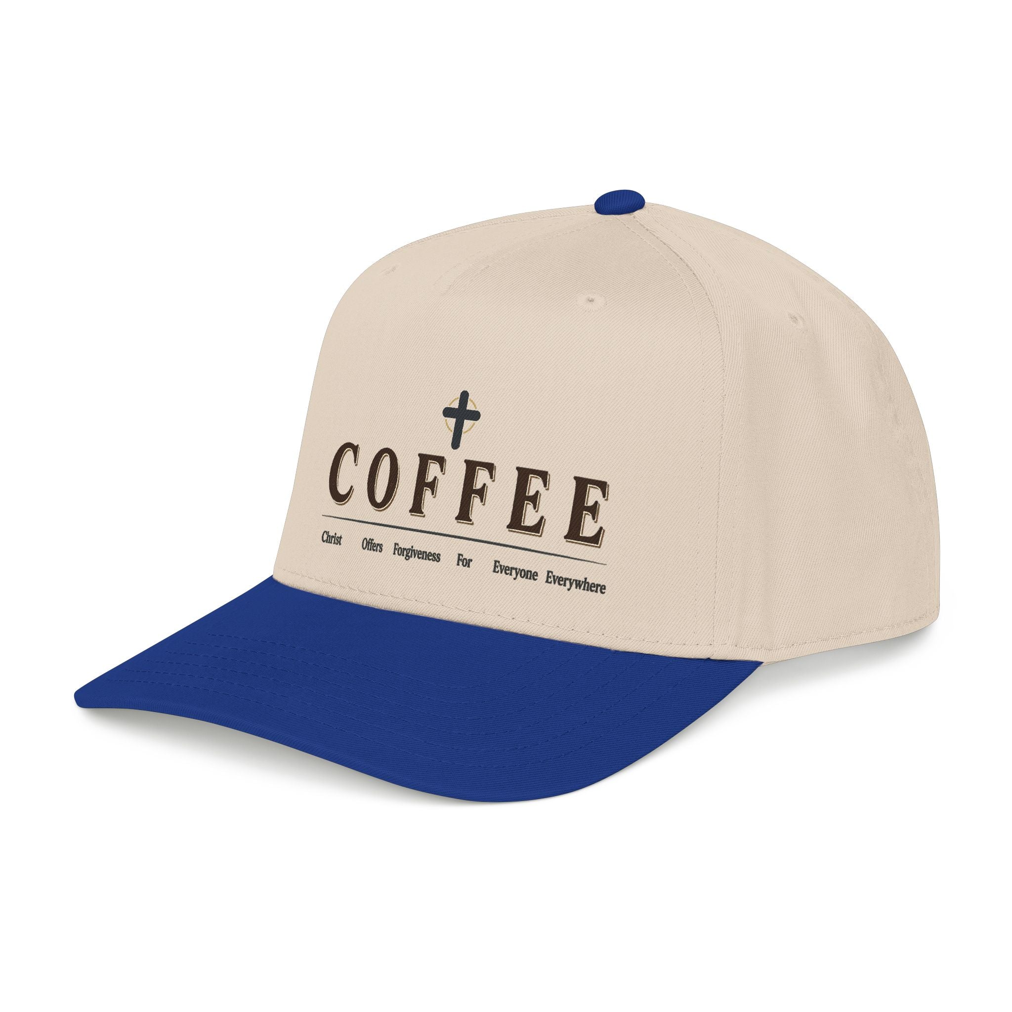 Coffee Faith Baseball Cap — Christian Coffee Lover Hat