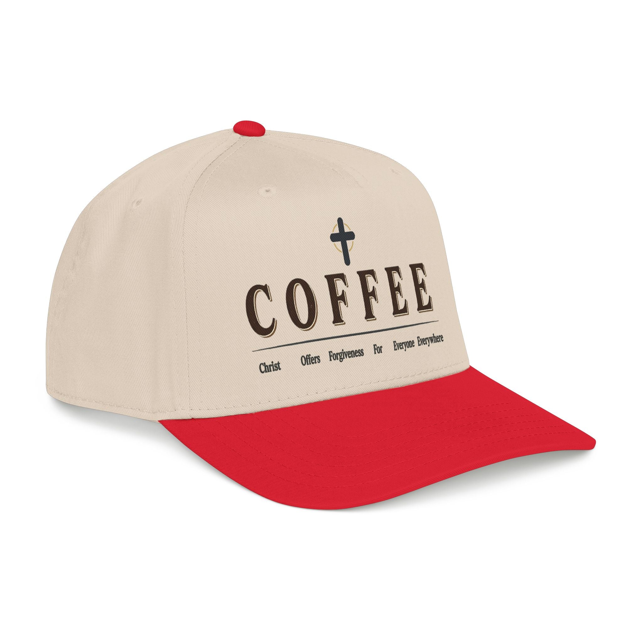 Coffee Faith Baseball Cap — Christian Coffee Lover Hat