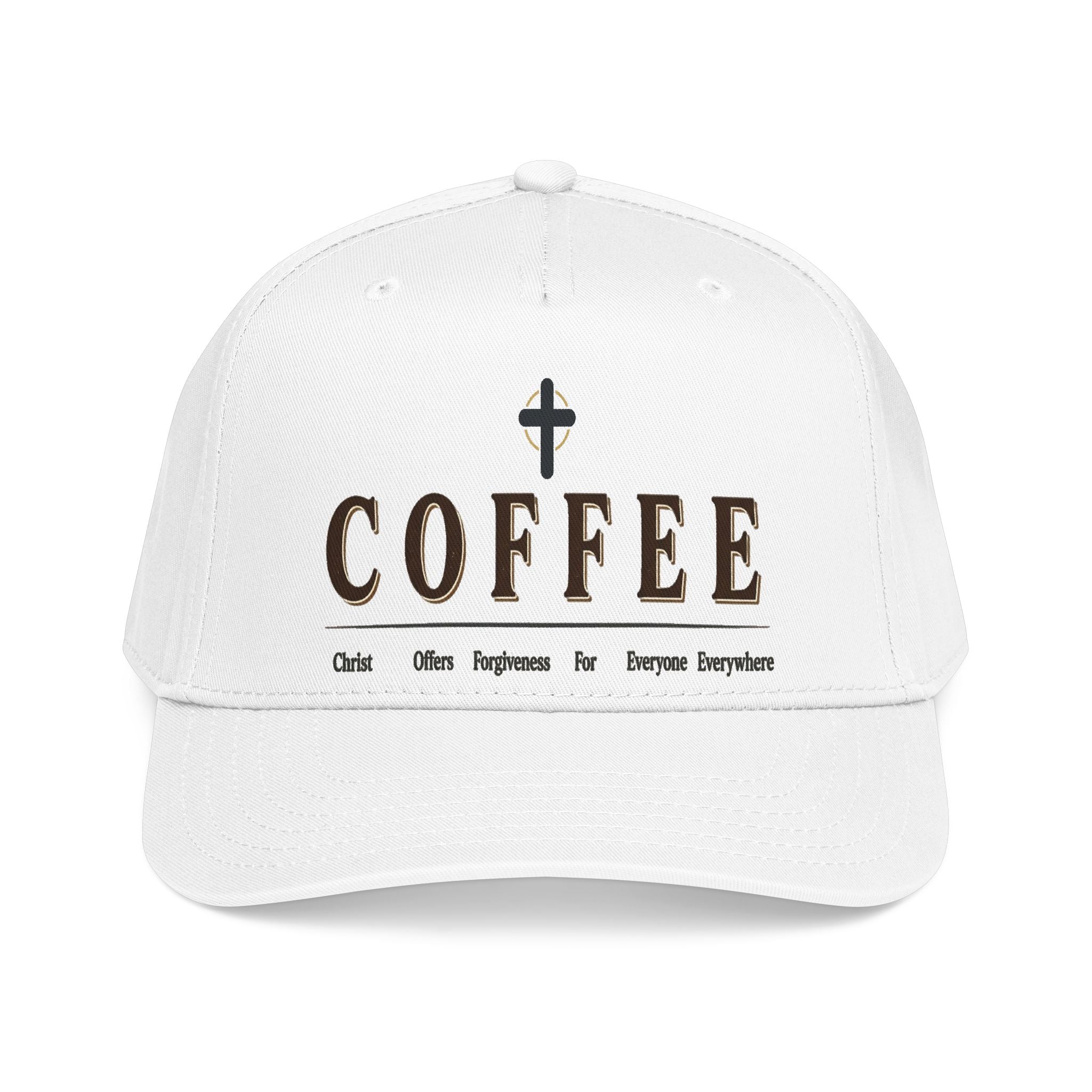 Coffee Faith Baseball Cap — Christian Coffee Lover Hat