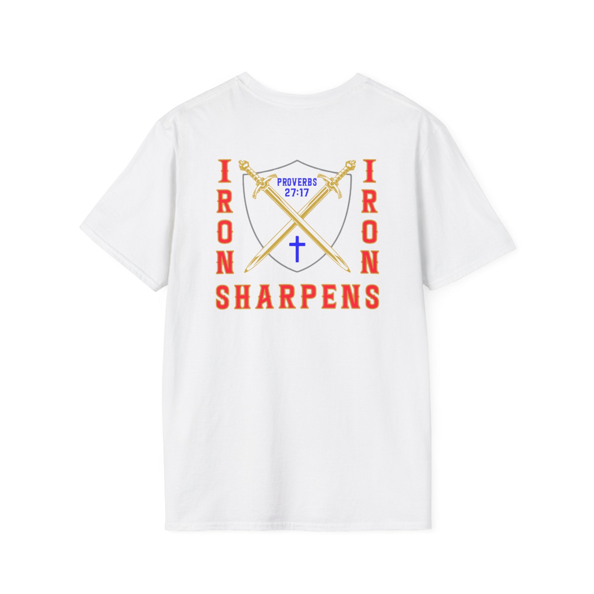 Iron Sharpens Iron Unisex T-Shirt – White