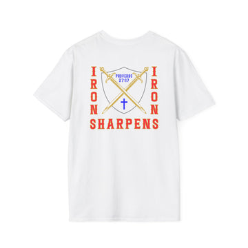 Iron Sharpens Iron Unisex T-Shirt – White