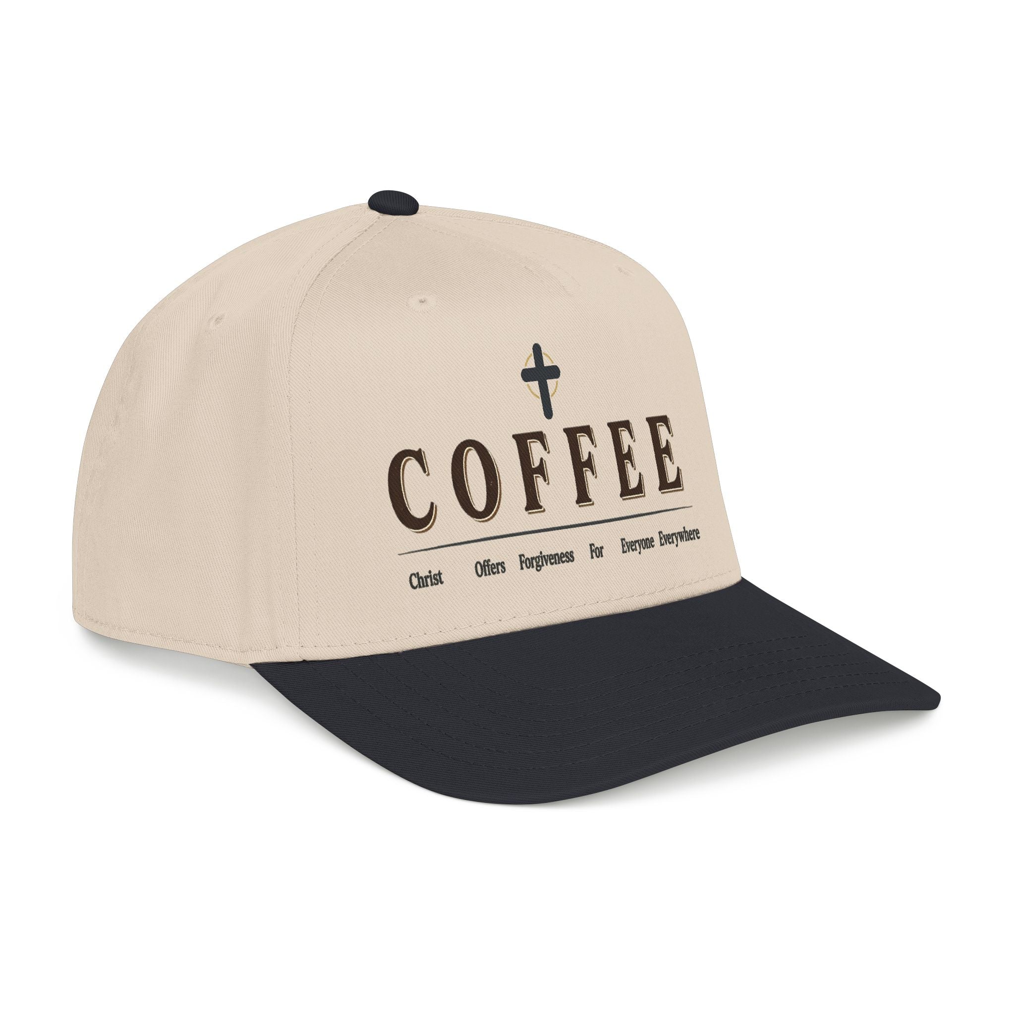 Coffee Faith Baseball Cap — Christian Coffee Lover Hat