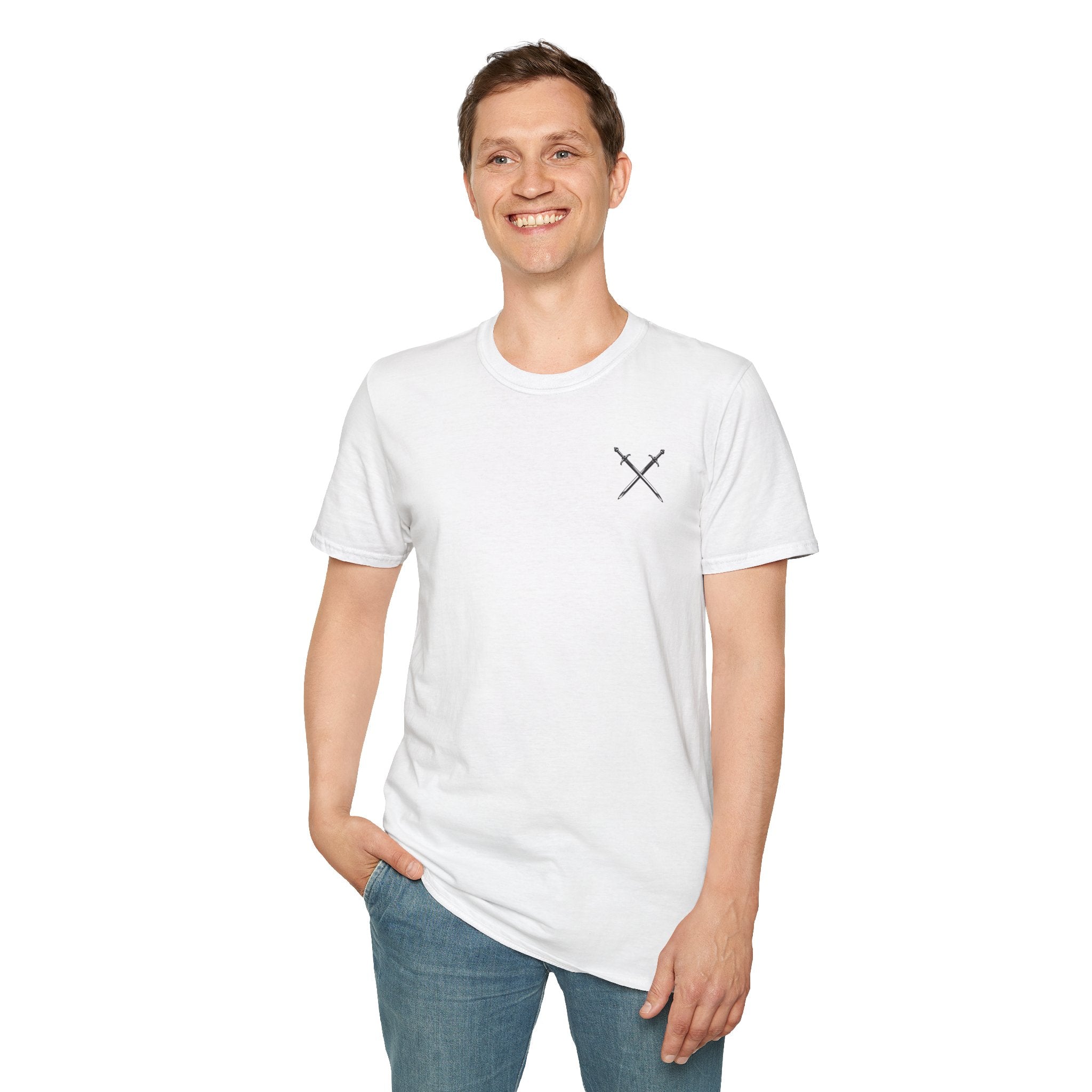 Iron Sharpens Iron Unisex T-Shirt – White
