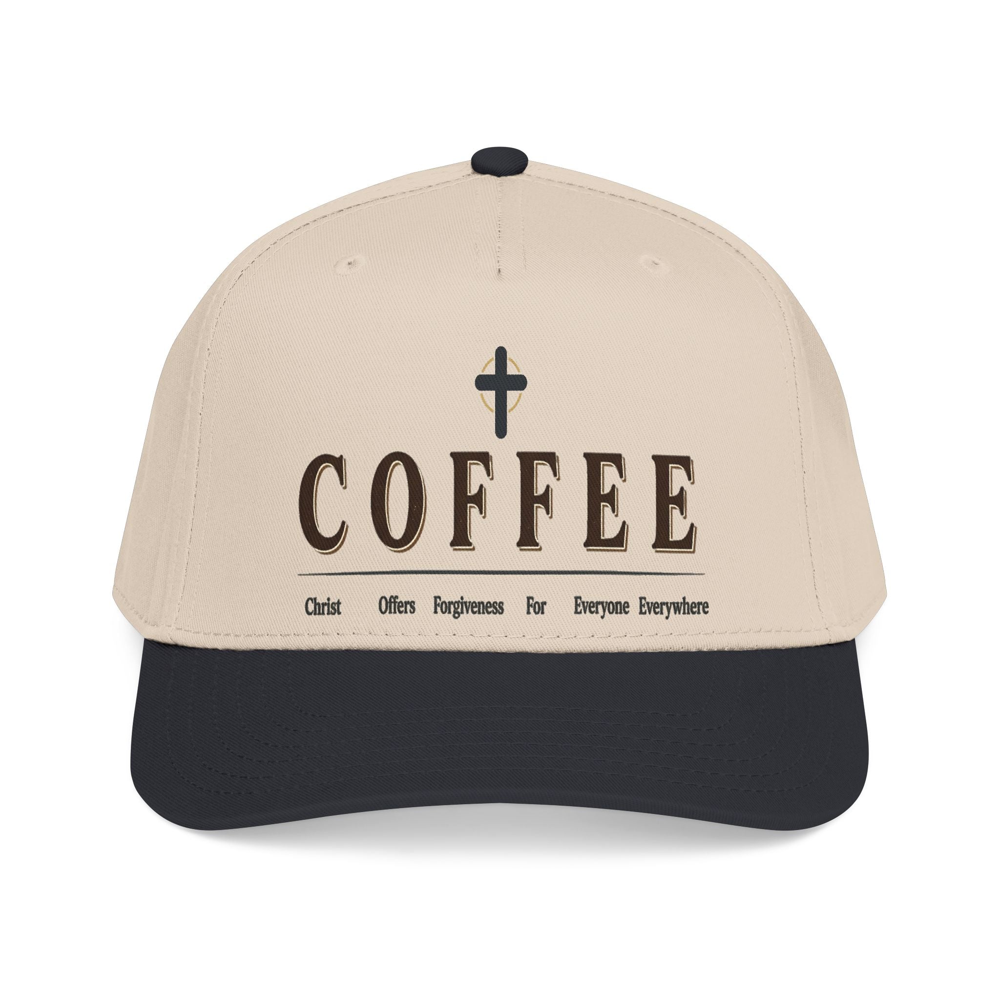 Coffee Faith Baseball Cap — Christian Coffee Lover Hat