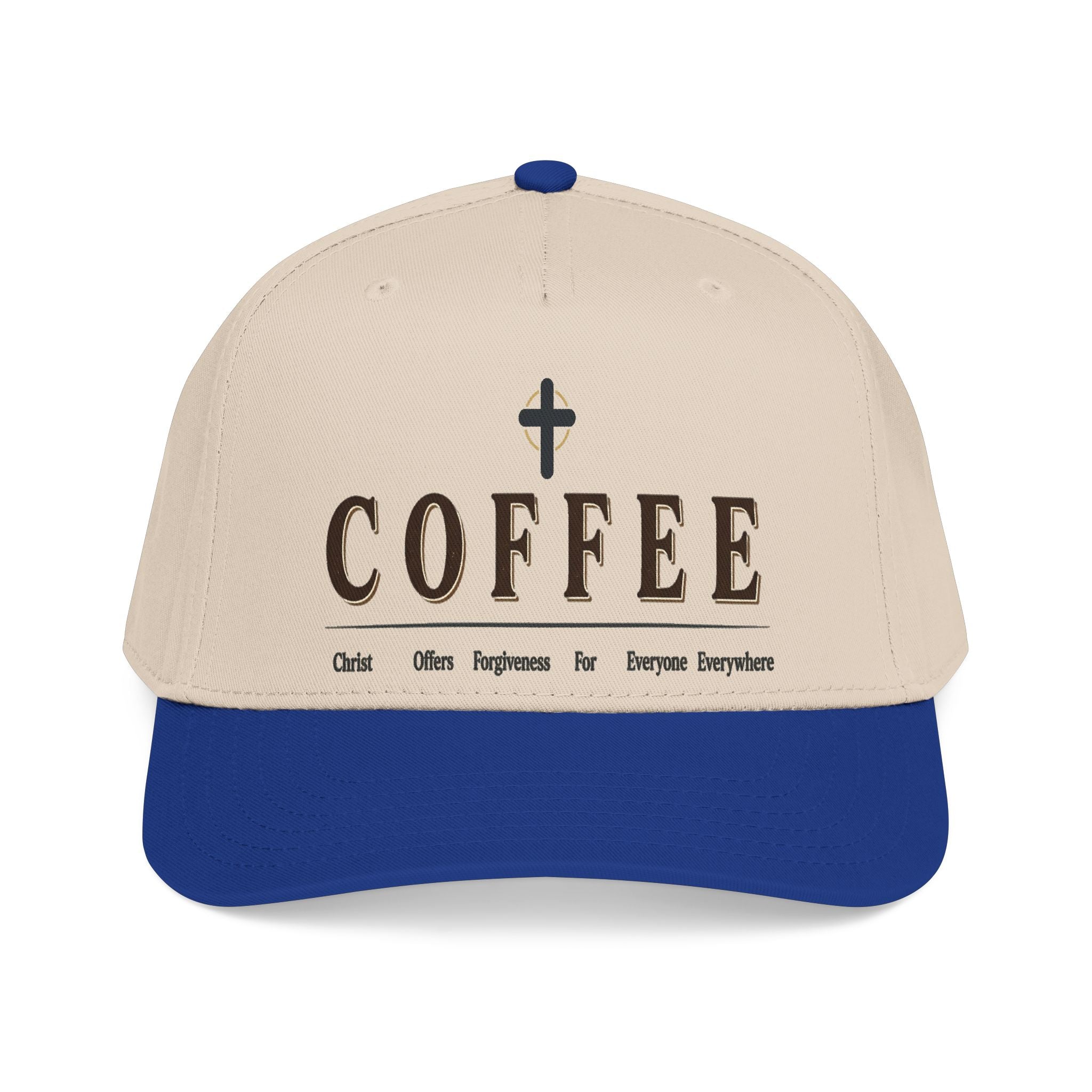 Coffee Faith Baseball Cap — Christian Coffee Lover Hat