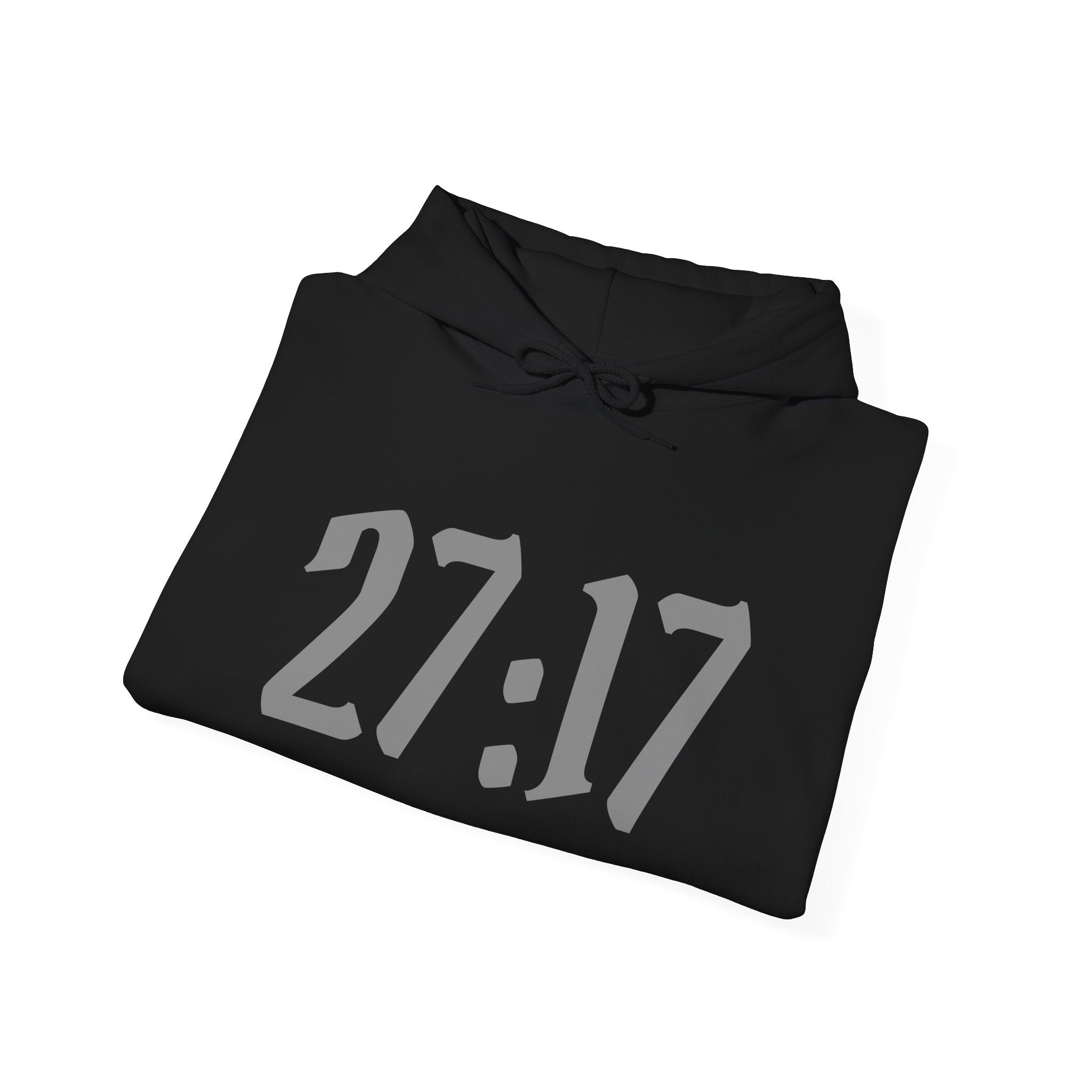 Hoodie — 27:17 Warrior Kneeling Cross Graphic Christian Prayer Pullover