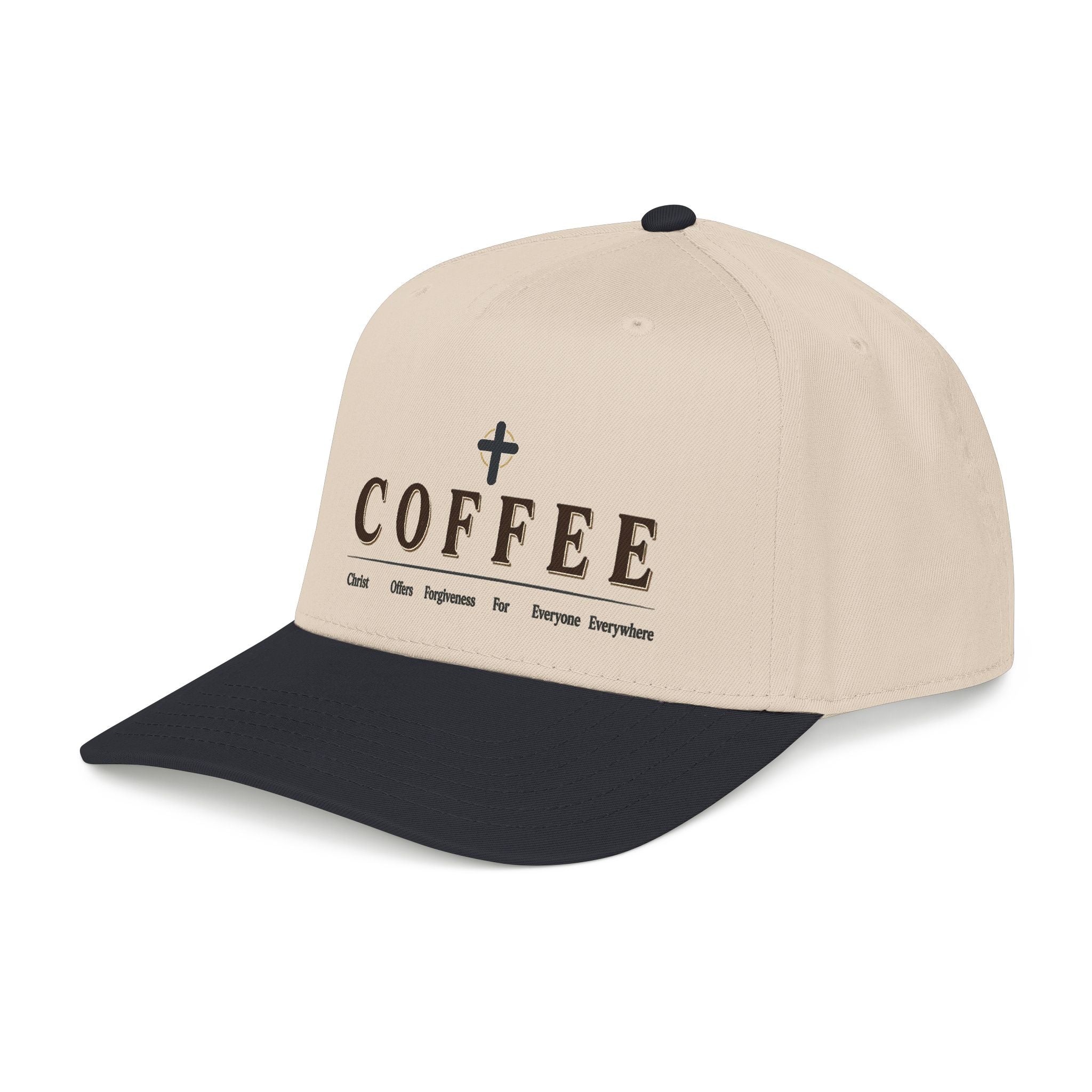 Coffee Faith Baseball Cap — Christian Coffee Lover Hat