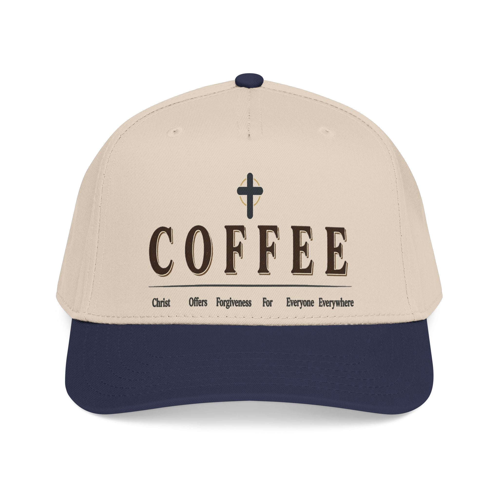 Coffee Faith Baseball Cap — Christian Coffee Lover Hat