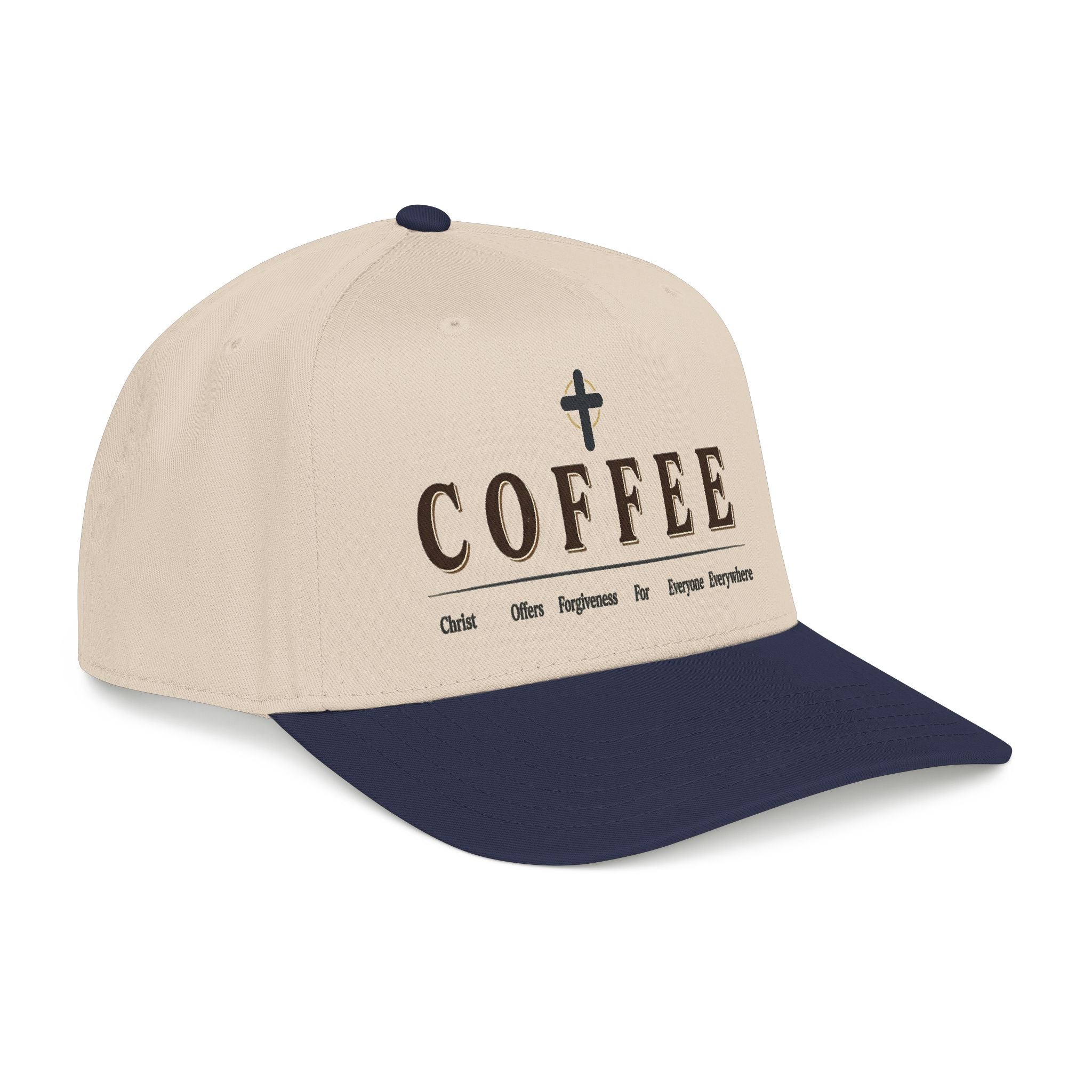 Coffee Faith Baseball Cap — Christian Coffee Lover Hat
