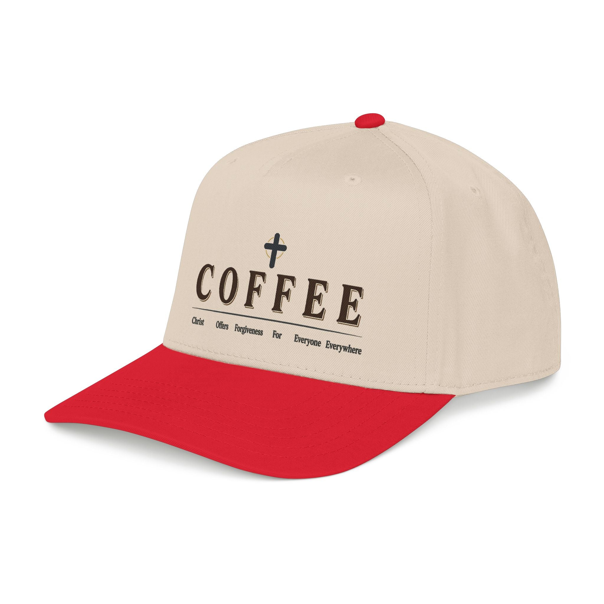 Coffee Faith Baseball Cap — Christian Coffee Lover Hat