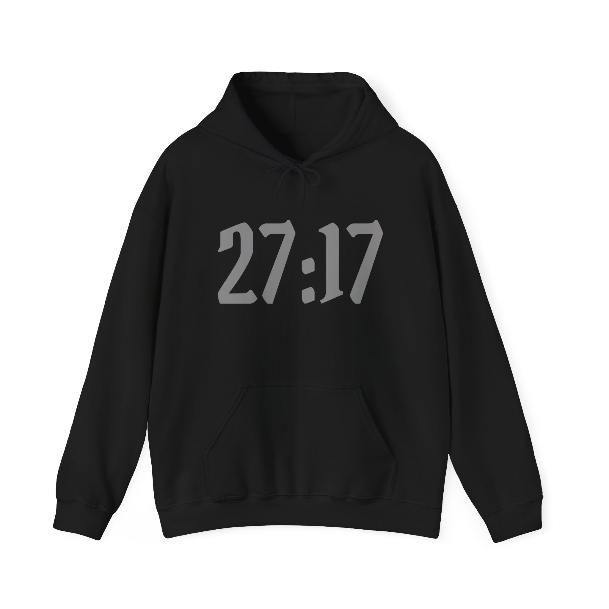 Hoodie — 27:17 Warrior Kneeling Cross Graphic Christian Prayer Pullover