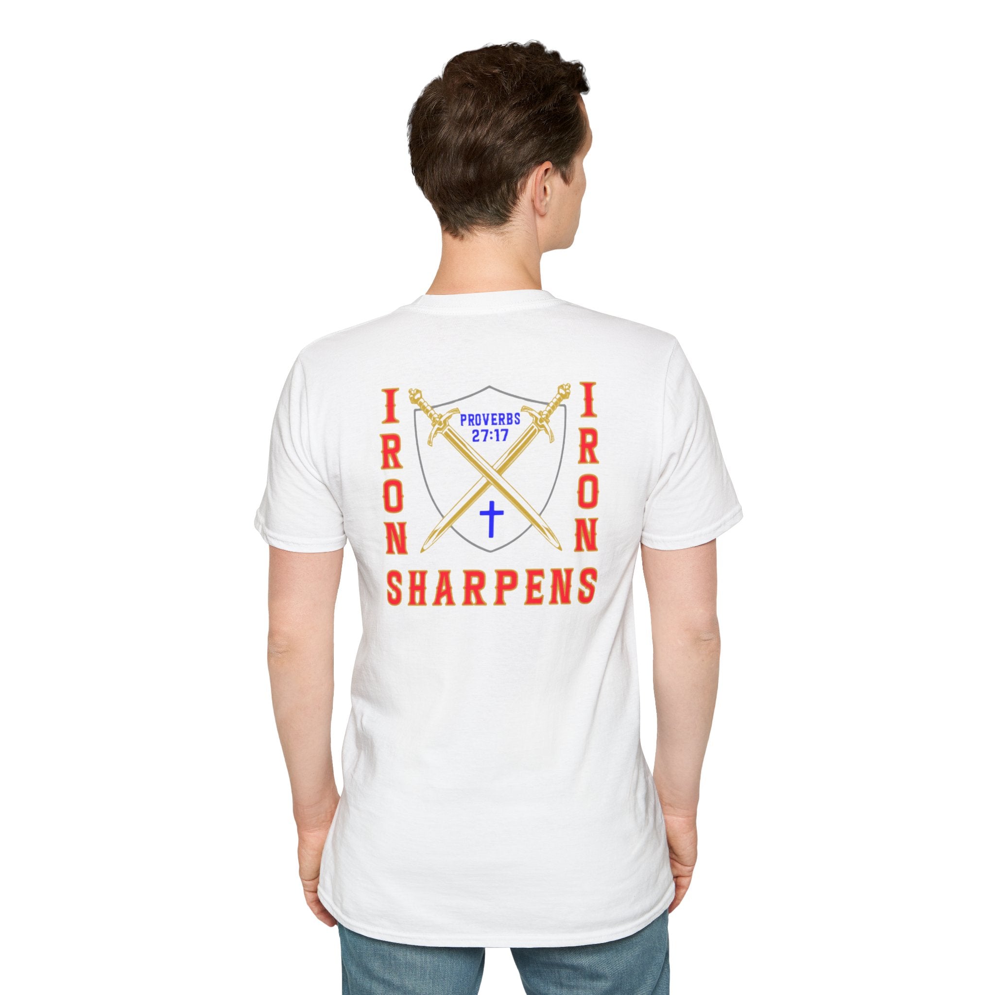Iron Sharpens Iron Unisex T-Shirt – White