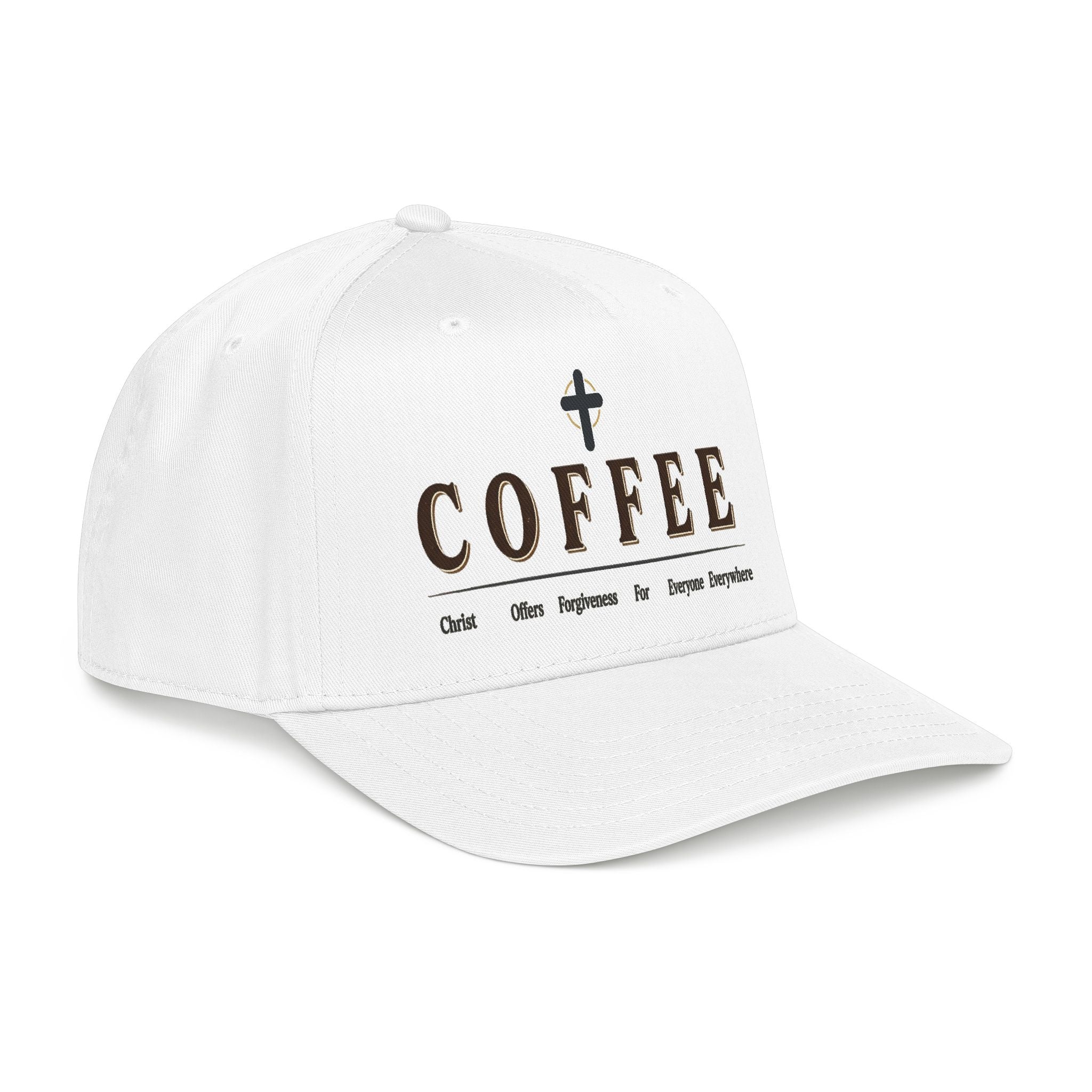 Coffee Faith Baseball Cap — Christian Coffee Lover Hat